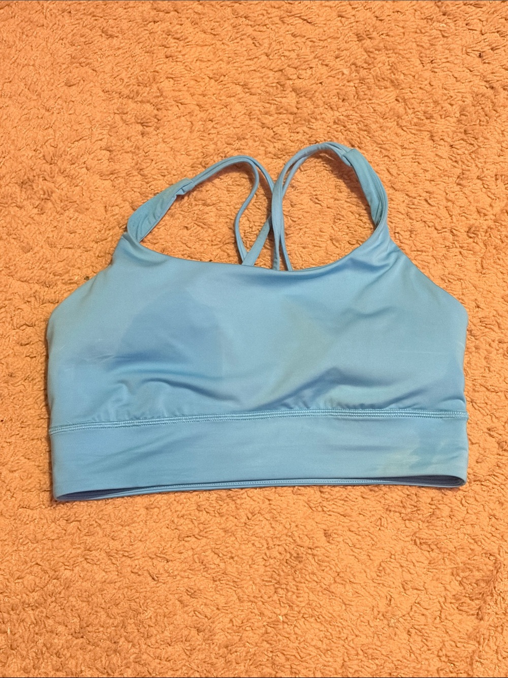 Lululemon Energy Bra Longline kayak blue